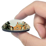 Italy Padova Street Train 3D Fridge Magnet Crystal Glass