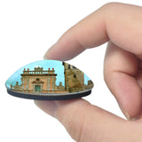 Italy Palermo Caccamo Sicily Church 3D Fridge Magnet Crystal Glass