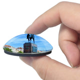 Croatia Zagreb 3D Fridge Magnet Crystal Glass