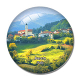 Italy Pareto Monferrato 3D Fridge Magnet Crystal Glass