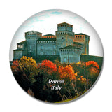 Italy Parma Toasting Castle 3D Fridge Magnet Crystal Glass