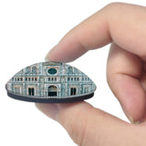 Italy Pavia Certosa 3D Fridge Magnet Crystal Glass