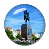 Croatia Zagreb 3D Fridge Magnet Crystal Glass