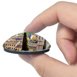 Italy Perugia Assisi Tower Of The People 3D Fridge Magnet Crystal Glass