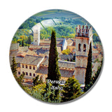 Italy Perugia Assisi Tower Of The People 3D Fridge Magnet Crystal Glass