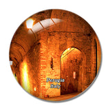 Italy Perugia Fortress Vault Dungeon 3D Fridge Magnet Crystal Glass