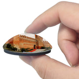 Italy Pesaro Fortress 3D Fridge Magnet Crystal Glass