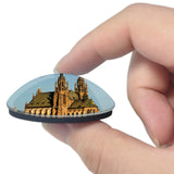 Czech Cathedral of St. Peter and St. Paul Brno 3D Fridge Magnet Crystal Glass