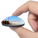Italy Pescara 3D Fridge Magnet Crystal Glass