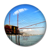 Italy Pescara 3D Fridge Magnet Crystal Glass