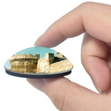 Italy Piombino Castle 3D Fridge Magnet Crystal Glass