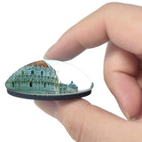 Italy Pisa Baptistery 3D Fridge Magnet Crystal Glass