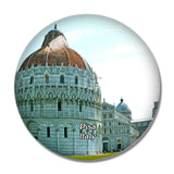 Italy Pisa Baptistery 3D Fridge Magnet Crystal Glass