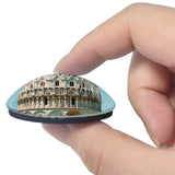 Italy Pisa Baptistery 3D Fridge Magnet Crystal Glass