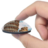 Italy Pisa Tower 3D Fridge Magnet Crystal Glass