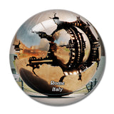 Italy Rome 3D Fridge Magnet Crystal Glass