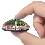 Czech Church of St.Vitus Cesky Krumlov 3D Fridge Magnet Crystal Glass