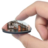 Czech Golden Lane Prague 3D Fridge Magnet Crystal Glass