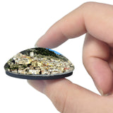 Italy Salerno Castelcivita 3D Fridge Magnet Crystal Glass