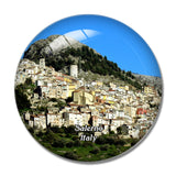 Italy Salerno Castelcivita 3D Fridge Magnet Crystal Glass