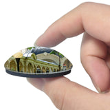 Czech Market Colonnade Karlovy Vary 3D Fridge Magnet Crystal Glass