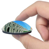 Italy Scicli La Fornace Penna 3D Fridge Magnet Crystal Glass