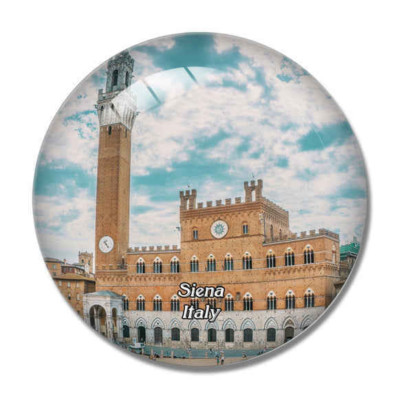 Italy Siena 3D Fridge Magnet Crystal Glass