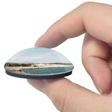 Italy Siniscola La Caletta Beach 3D Fridge Magnet Crystal Glass