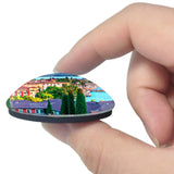 Italy Sirmione Lake Garda 3D Fridge Magnet Crystal Glass