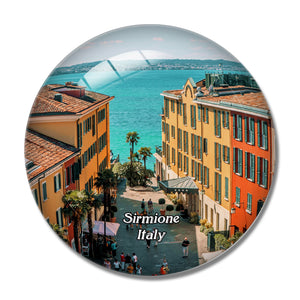 Italy Sirmione Lake Garda 3D Fridge Magnet Crystal Glass