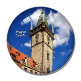 Czech Old Town Hall Prague 3D Fridge Magnet Crystal Glass