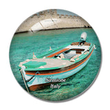 Italy Sirmione Slottsmuren 3D Fridge Magnet Crystal Glass