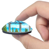 Italy Sirmione Villa Cortine Lysthus 3D Fridge Magnet Crystal Glass