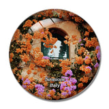 Italy Sirmione window 3D Fridge Magnet Crystal Glass