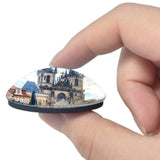 Czech Old Town Square Prague 3D Fridge Magnet Crystal Glass