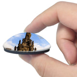 Czech Olomouc 3D Fridge Magnet Crystal Glass