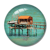 Italy Termoli Molise 3D Fridge Magnet Crystal Glass