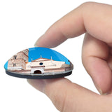 Italy Terracina 3D Fridge Magnet Crystal Glass