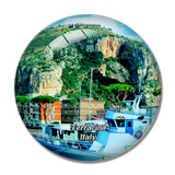Italy Terracina 3D Fridge Magnet Crystal Glass