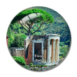 Italy Tivoli Kitchen God Temple 3D Fridge Magnet Crystal Glass