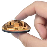 Italy Tivoli Villa Adriana 3D Fridge Magnet Crystal Glass