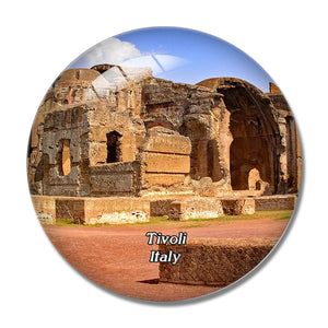 Italy Tivoli Villa Adriana 3D Fridge Magnet Crystal Glass