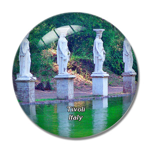 Italy Tivoli Villa Adriana 3D Fridge Magnet Crystal Glass