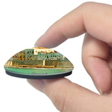 Italy Trapani Sea Boats Wall 3D Fridge Magnet Crystal Glass