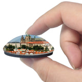 Czech Prague Castle Prague 3D Fridge Magnet Crystal Glass