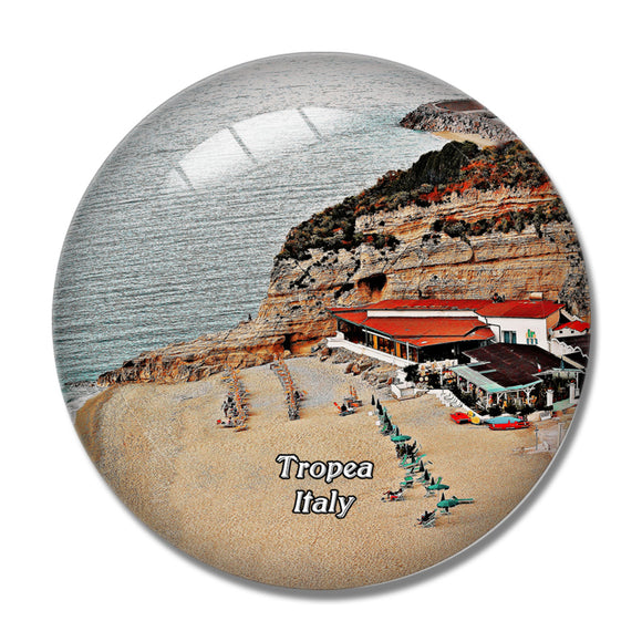 Italy Tropea Beach 3D Fridge Magnet Crystal Glass