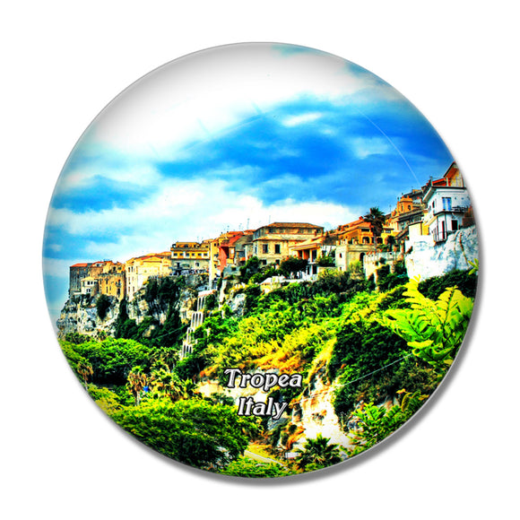 Italy Tropea Calabria 3D Fridge Magnet Crystal Glass