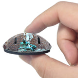 Italy Tuscany Florence Fountain Neptune Pierre 3D Fridge Magnet Crystal Glass