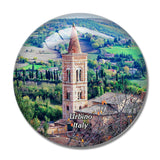 Italy Urbino Campanile 3D Fridge Magnet Crystal Glass