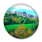 Italy Urbino 3D Fridge Magnet Crystal Glass